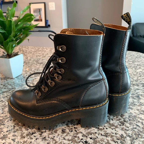 Dr. Martens Leona Platform Ankle Boot - Picture 5 of 8